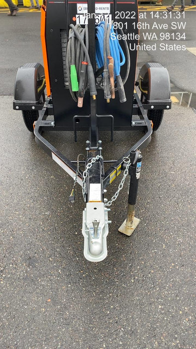 2021 Lincoln Electric Vantage 322 Vantage 322 Ready Pak 3 w/ Decals, ORANGE (includes trailer, cable rack, fender light kit) NO Telematics