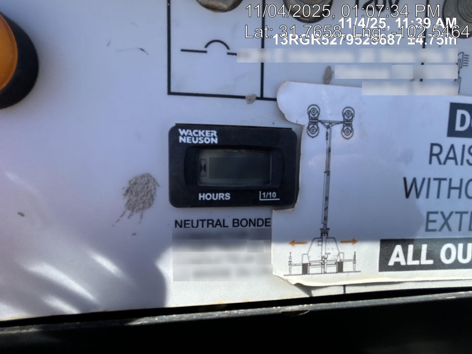 Wacker Neuson LTV6K-MH Wacker Neuson LTV6K Towable Light Tower