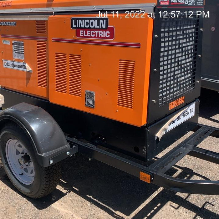 2021 Lincoln Electric Vantage 549X Ready Pak 3, ORANGE (includes trailer, cable rack, fender light kit)