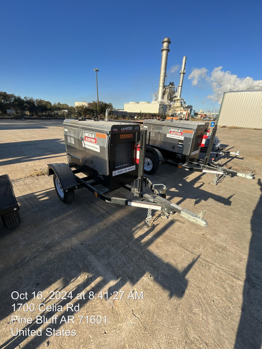 2024 Lincoln Electric LE400 Kubota V1505, Trlr, Cable Rack, Light Kit, ES Decals, T3