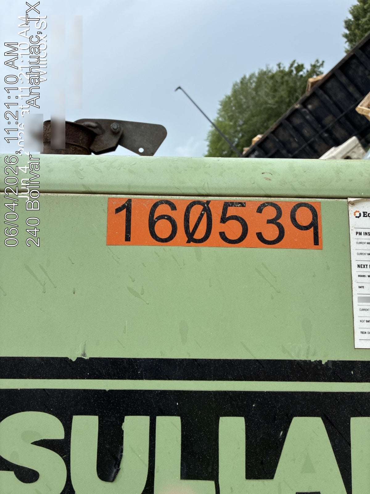 2021 SULLAIR 185D-DPQ KU4F