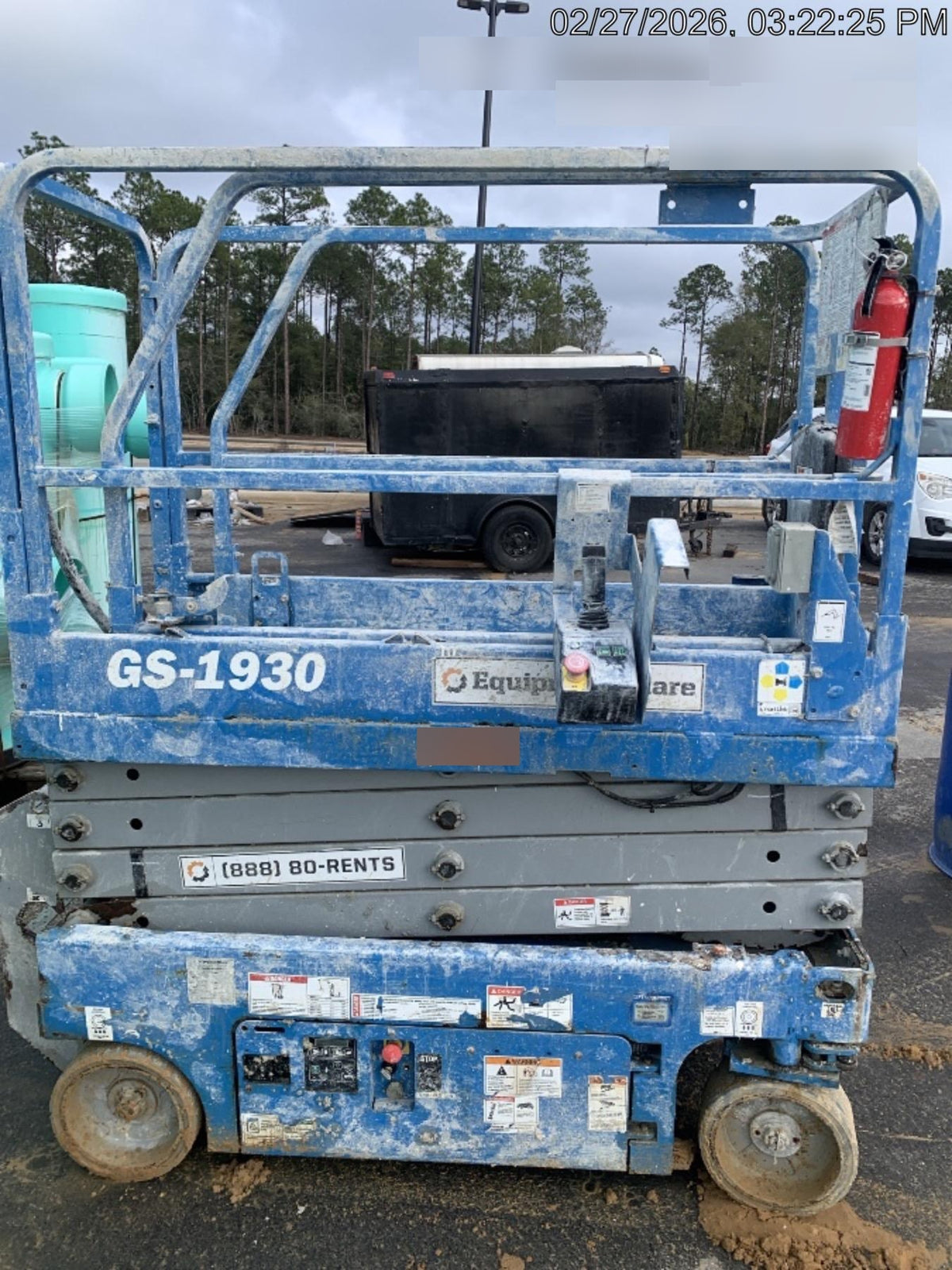 2020 Genie GS-1930 Fixed rails with chain entry gate - Pre A92.20