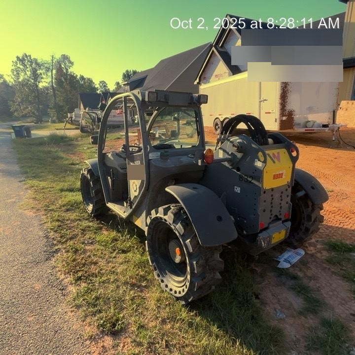 2018 Wacker Neuson TH627 Wacker Neuson TH627 Telehandler w/Canopy, Solid Tires, 48" Carriage and Forks