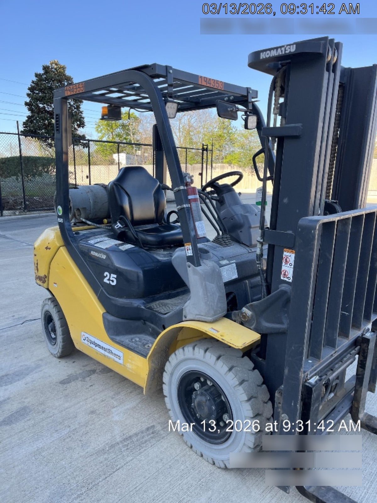 2021 KOMATSU FG25T-16