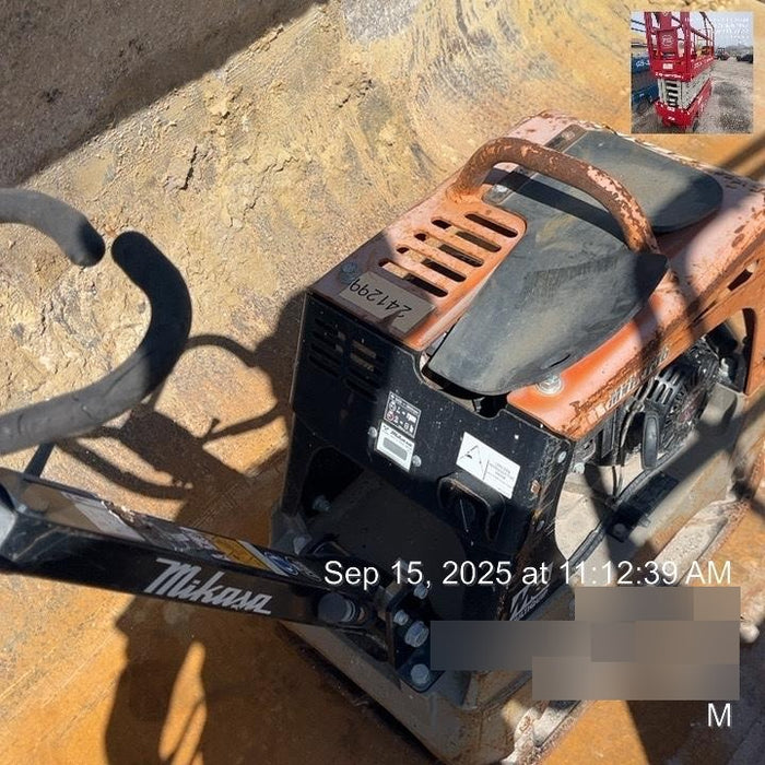 2022 Multiquip MVH158 Honda GX200, 17" Plate, Gas