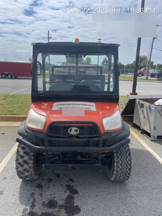 Kubota RTV-X1140W-H Kubota RTVX1140WH 4wd Utility Cart, LED Strobe, Windshield Tempered Glass, Pastic Canopy, Wire Harness Kit, Backup Alarm