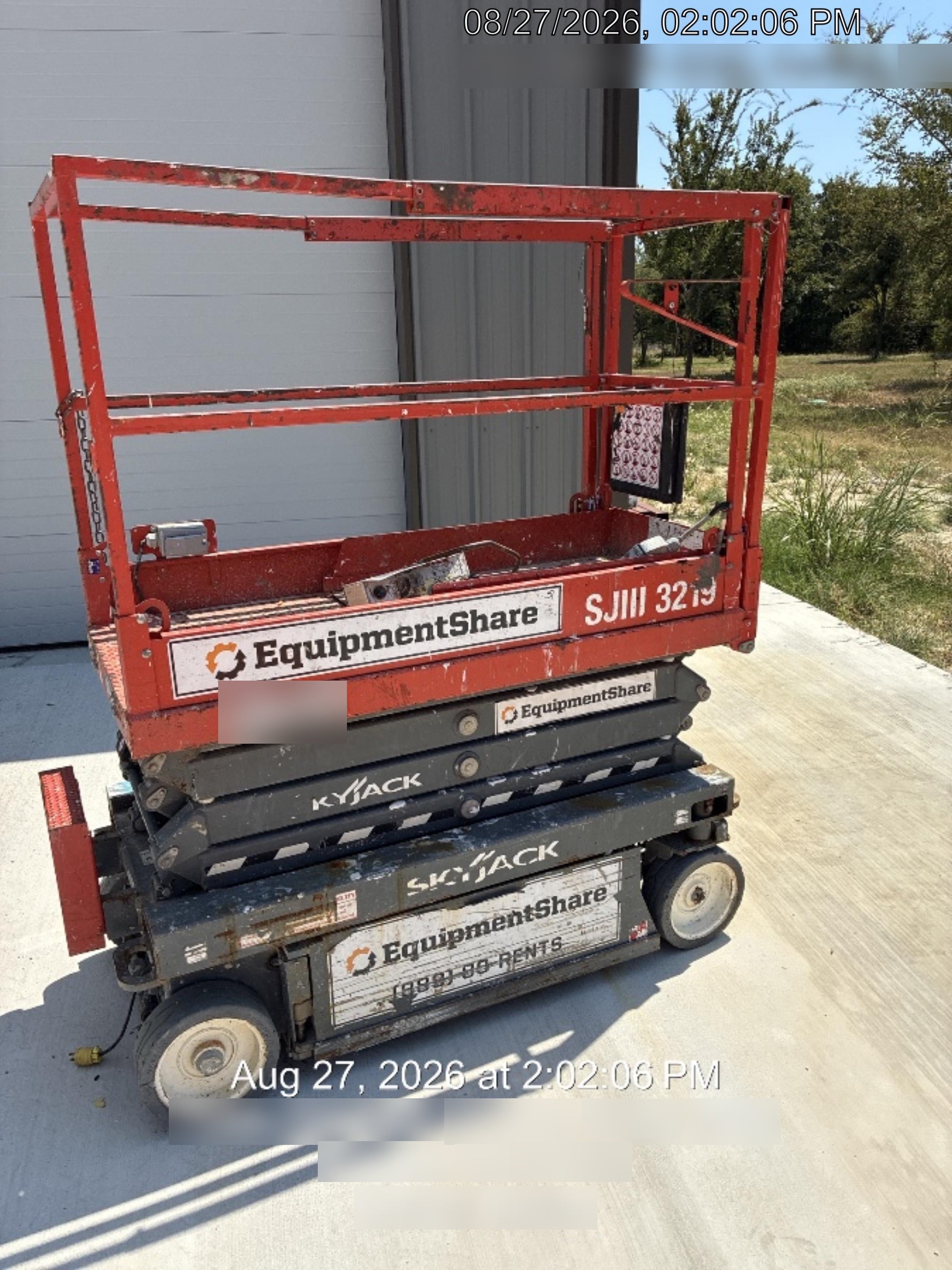 2019 Skyjack SJIII-3219 Standard w/Trojan Batteries