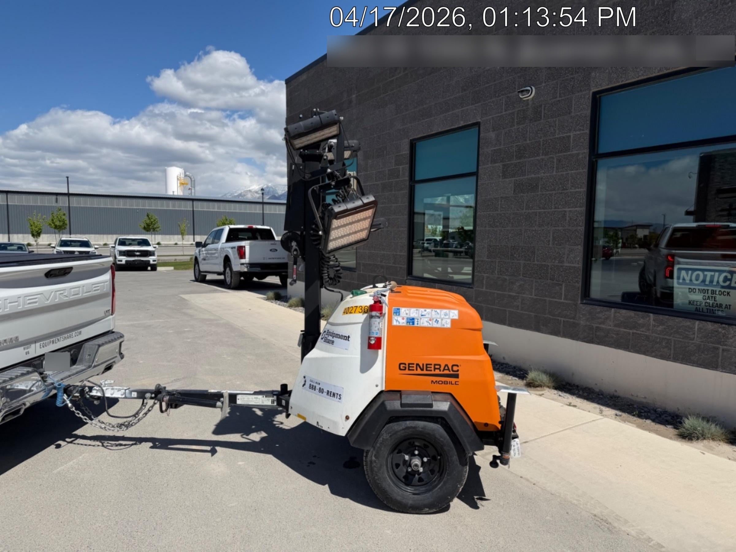 2024 Generac MLT2 Diesel, Flex Switch 120V Input, Powerzone Controller, 
(4) 320W LED Lights, 4kW Generator, 39.9 Gal Fuel Tank, 2" Ball, T3