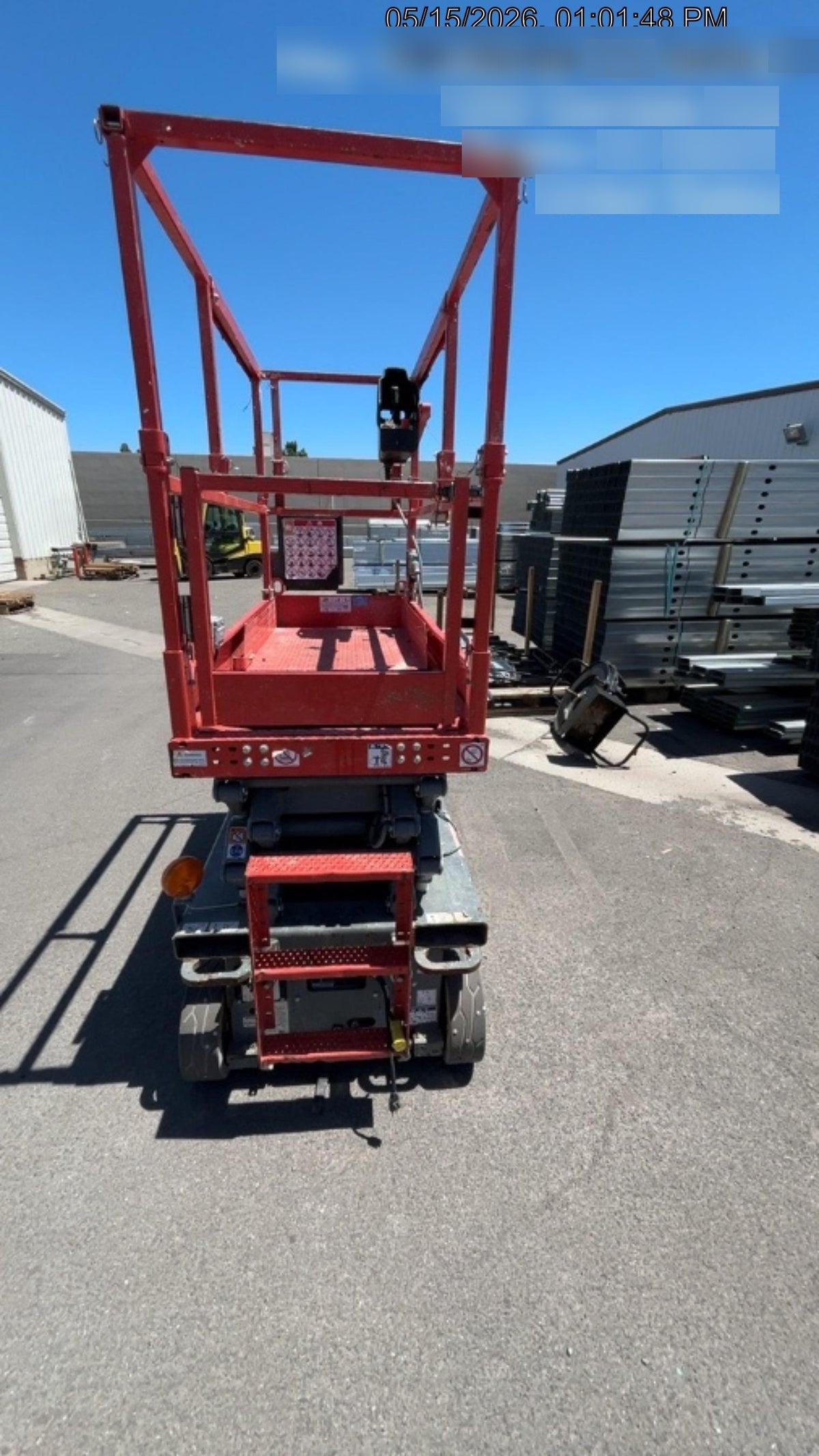 2020 Skyjack SJIII-3219 Solid NM Tires, Half height spring hinged entry gate, Dual Beacons, 800W Inverter