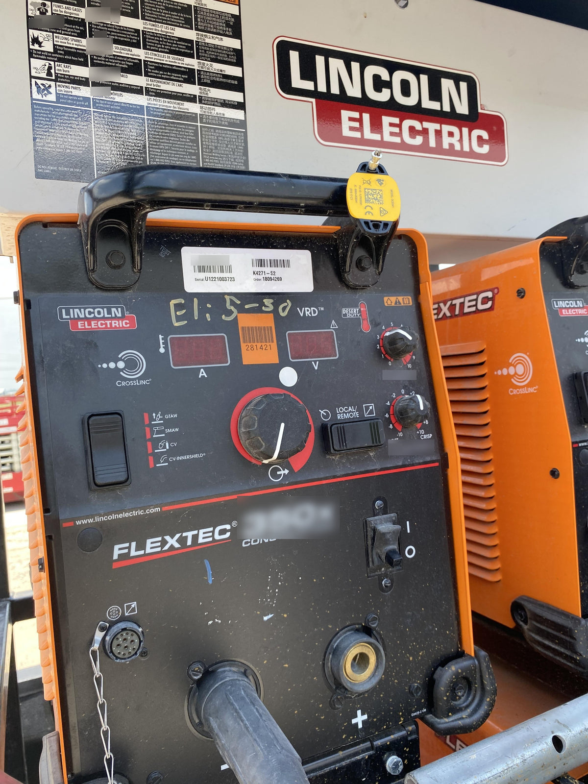 2022 LINCOLN ELECTRIC FLEXTEC 350X