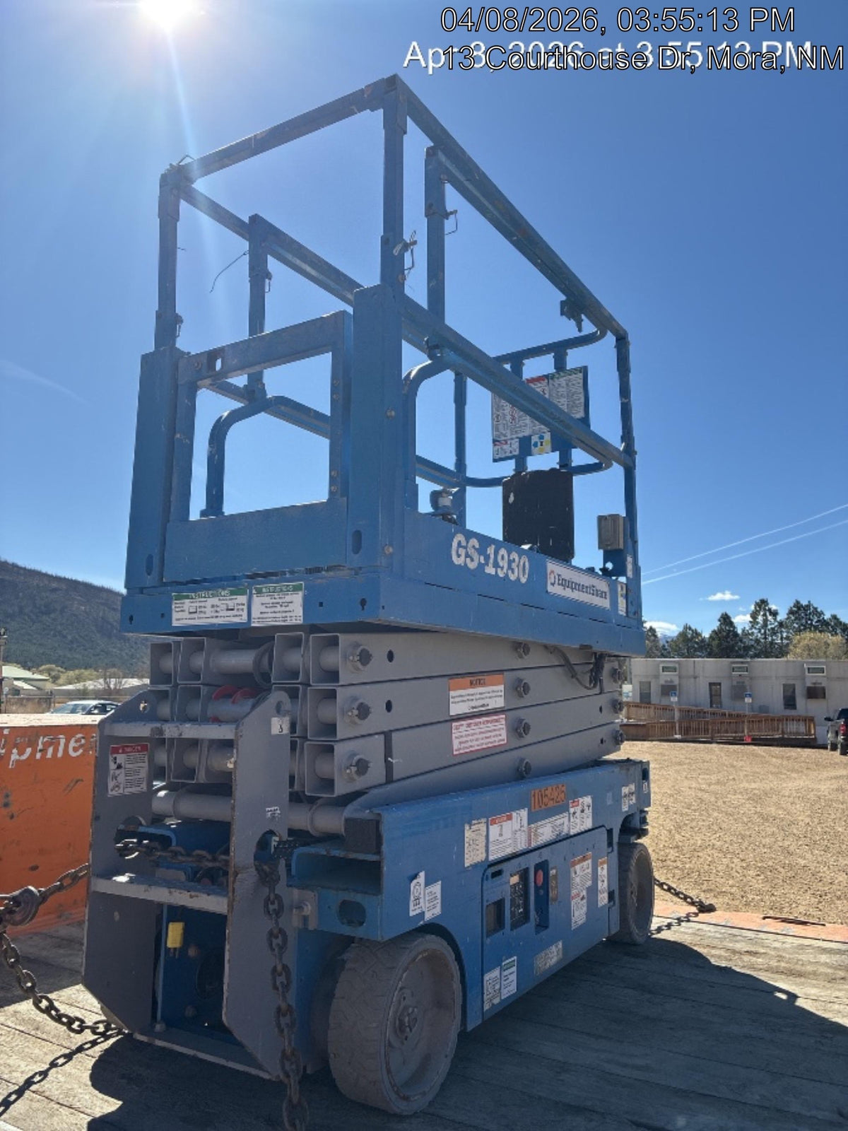 2020 Genie GS-1930 Solid Non Marking Tires, Beacon, Folding rails with half height swing gate