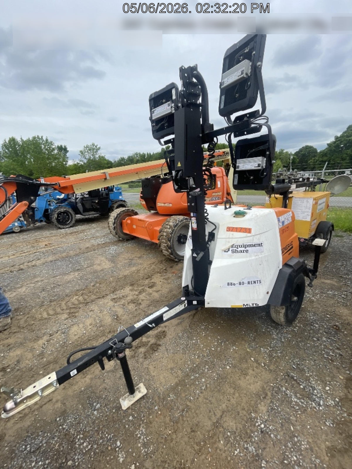 2023 Generac MLT2 Diesel, Flex Switch 120V Input, Powerzone Controller, 
(4) 320W LED Lights, 4kW Generator, 39.9 Gal Fuel Tank, 2" Ball, T3
