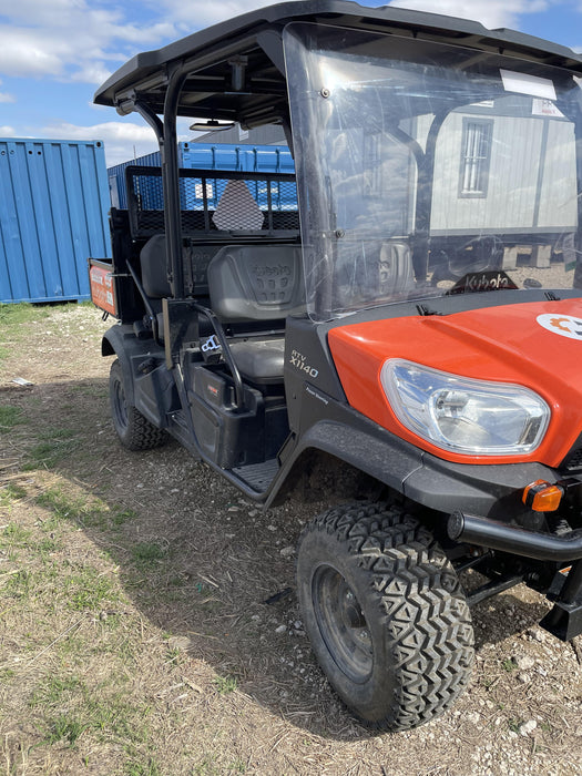 2022 Kubota RTV-X1140W-H Plastic Canopy, Windshield Acrylic Clear, LED Strobe Light, Wire Harness Kit, Back up Alarm