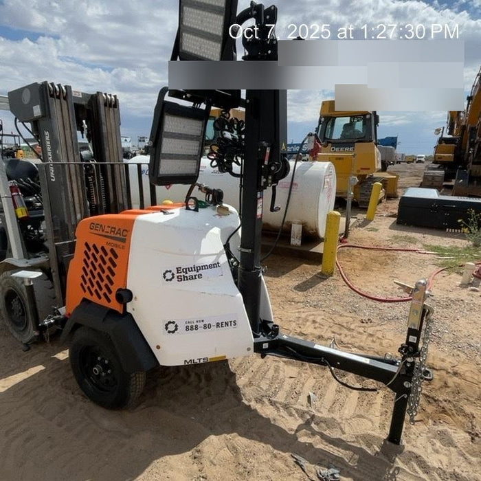 2024 Generac MLT2 Diesel, Flex Switch 120V Input, Powerzone Controller, 
(4) 320W LED Lights, 4kW Generator, 39.9 Gal Fuel Tank, 2" Ball, T3