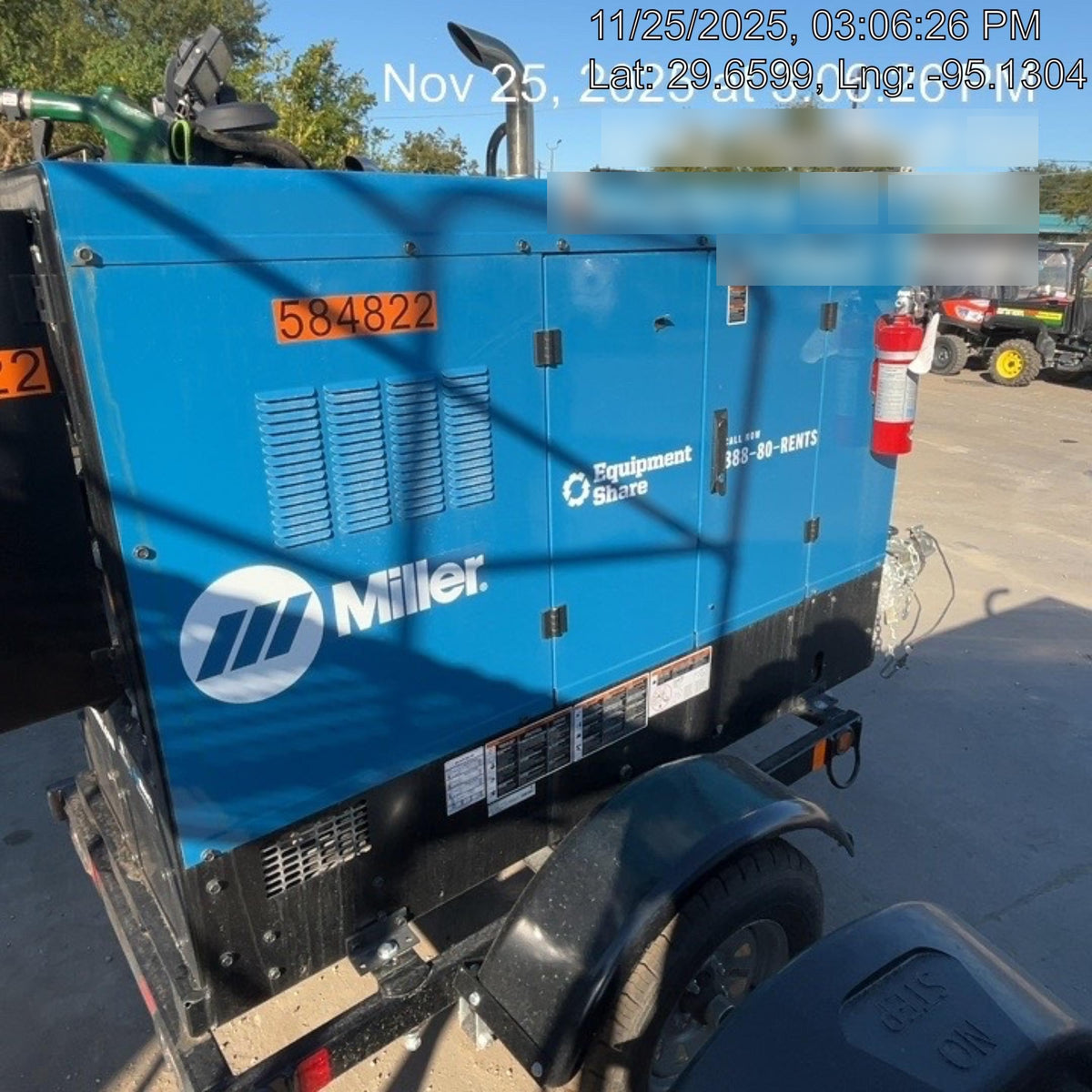 2025 MILLER ELECTRIC BIG BLUE 500