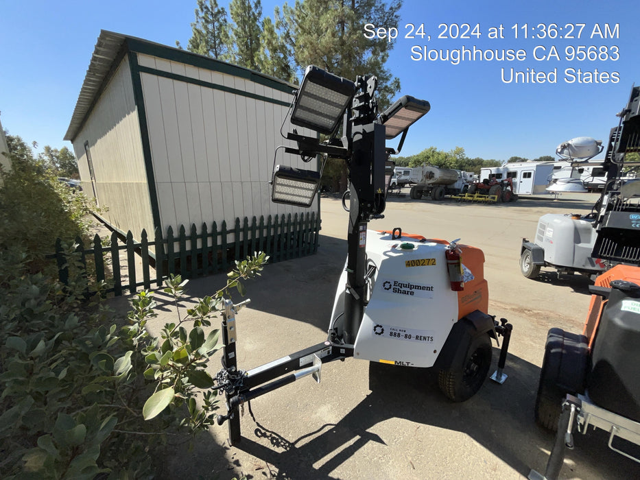 2024 Generac MLT2 Diesel, Flex Switch 120V Input, Powerzone Controller, 
(4) 320W LED Lights, 4kW Generator, 39.9 Gal Fuel Tank, 2" Ball, T3