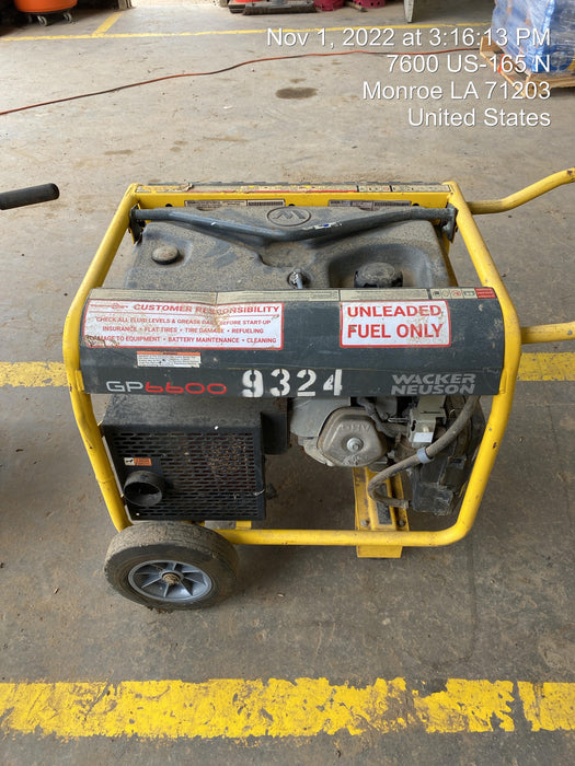 2018 WACKER NEUSON GP6600A