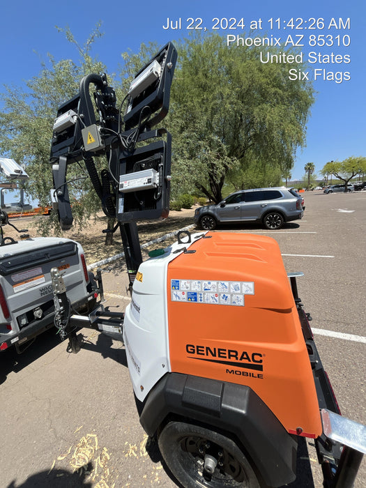 2024 Generac MLT2 Diesel, Flex Switch 120V Input, Powerzone Controller, 
(4) 320W LED Lights, 4kW Generator, 39.9 Gal Fuel Tank, 2" Ball, T3