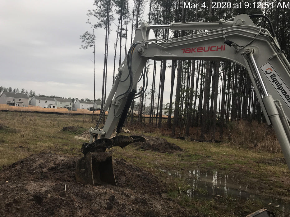 2019 Takeuchi TB290 Cab, AC, Rubber Tracks, Dozer Blade, Travel Alarm, Control Pattern Change Valve, Auxiliary Hydraulics w/18" Quick Coupler Bucket with teeth, 6.2 cu. ft. capacity/24" Quick Coupler Bucket with teeth, 8.6 cu. ft. capacity/36" Quick Coupler Bucket with teeth, 13.4 cu. ft. capacity, Quick Coupler, Hydraulic Thumb Installed