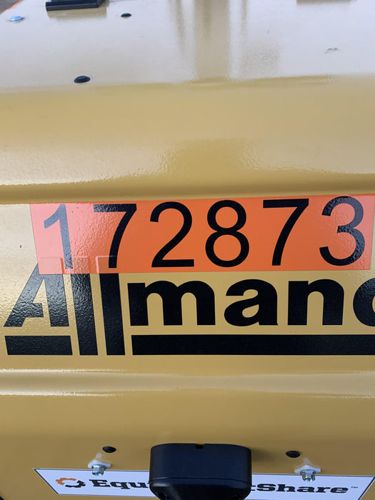 2021 Allmand NLV3GR (4) LED Light Fixture 350W, 23' Vertical Mast, 3kW Prime, Towable, Deep Sea L401, Leveling Jacks, Yanmar T4F 5.8hp