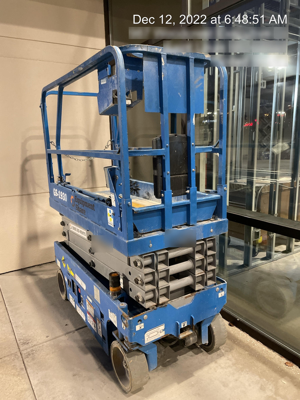 2019 Genie GS-1930 Genie GS-1930 Standard Options, EE Rated