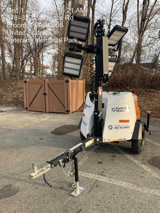 2023 Generac MLT2 Diesel, Flex Switch 120V Input, Powerzone Controller, (4) 320W LED Lights, 4kW Generator, 39.9 Gal Fuel Tank, 2" Ball, T3