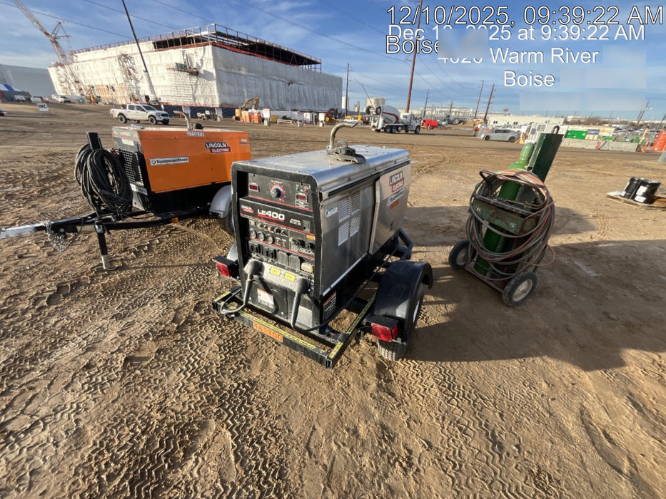 2024 Lincoln Electric LE400 Kubota V1505, Trlr, Cable Rack, Light Kit, ES Decals, T3