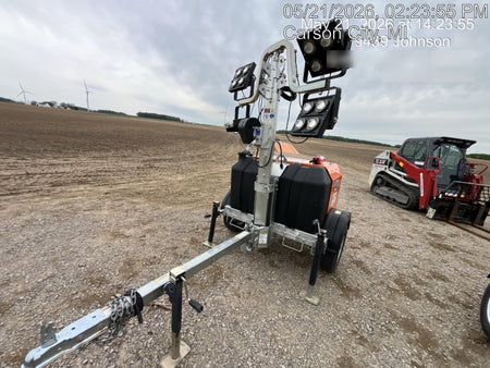 2024 Wanco WLTT-4MM4K Diesel, Deep Sea Controller, Shore Power Plug, Auto Start, (4) 350W LED Floodlights, 4kW Generator, 60 Gal Fuel Tank, 2" Ball, T3