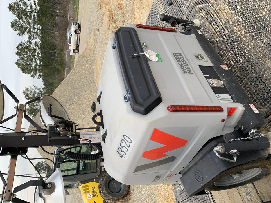 2019 Wacker Neuson LTV6L-MH Wacker Neuson LTV6L Mobile Light Tower w/Fuel Level Sensor Installed