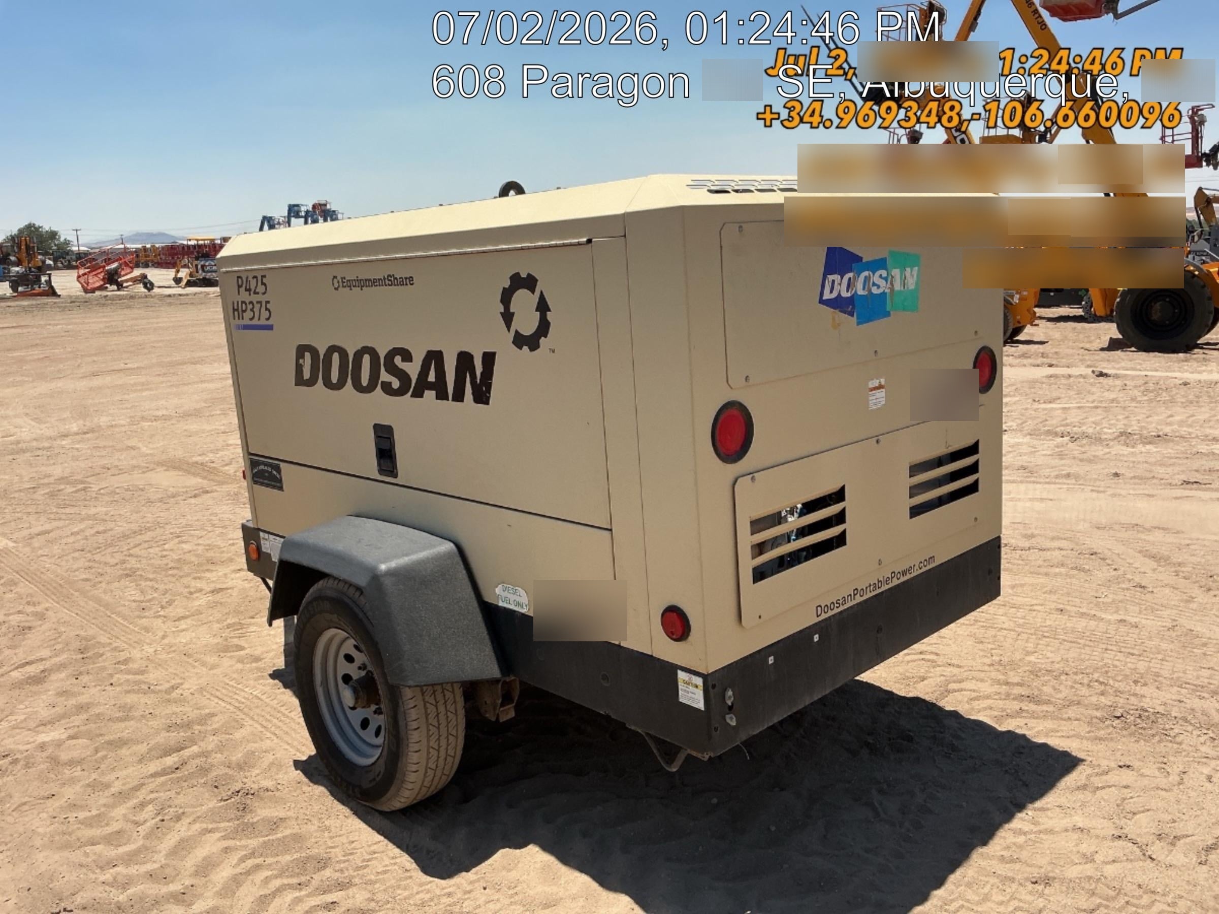 2019 DOOSAN P425/HP375WCU-T4F