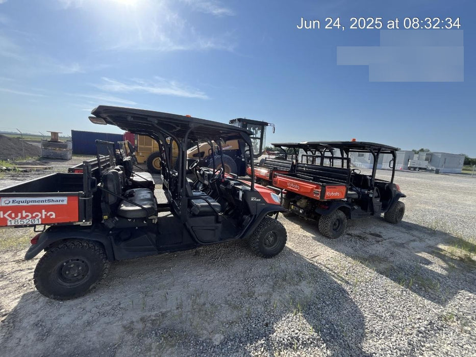 2022 Kubota RTV-X1140W-H Plastic Canopy, Windshield Acrylic Clear, LED Strobe Light, Wire Harness Kit, Back up Alarm