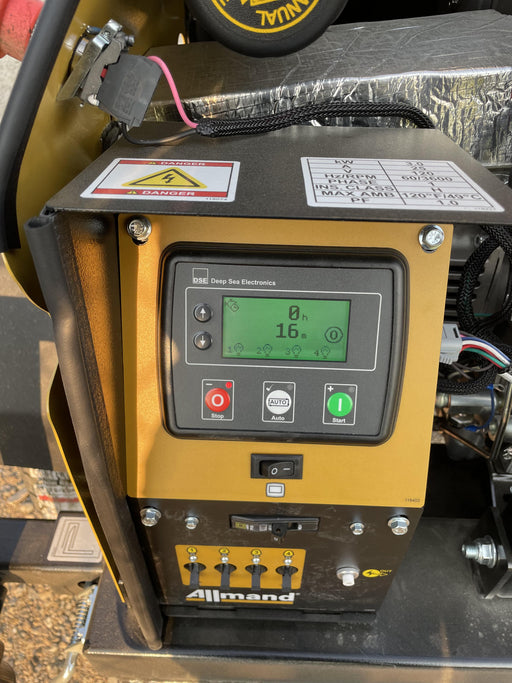 2022 Allmand NLV3GR (4) LED Light Fixture 350W, 23' Vertical Mast, 3kW Prime, Towable, ES Decals, T3