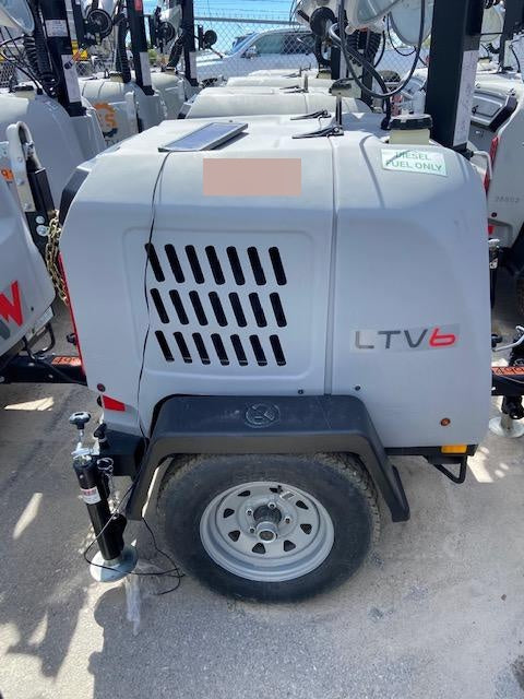 2019 Wacker Neuson LTV6L-MH Mobile Light Tower w/Fuel Level Sensor Installed