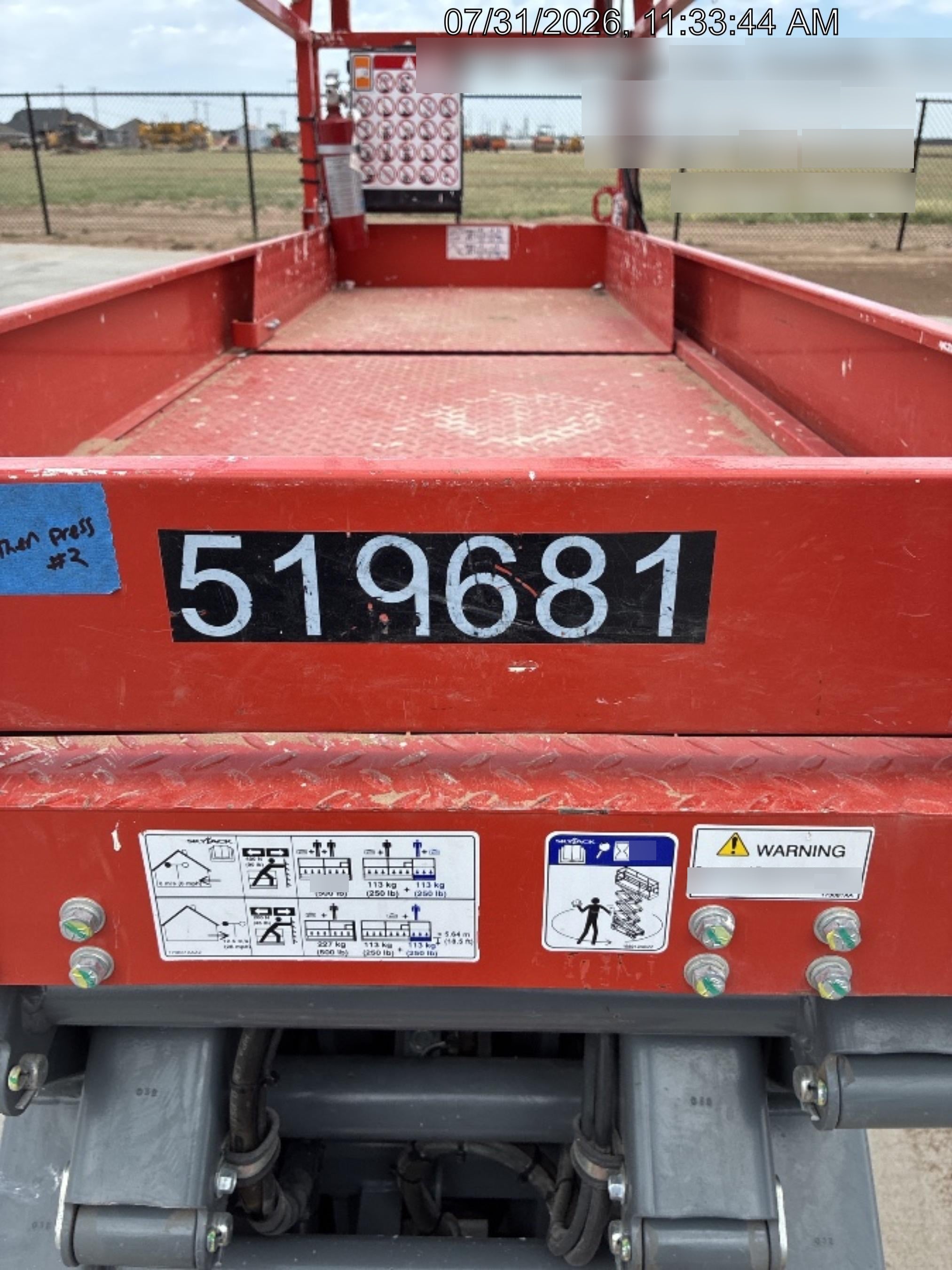 2025 SKYJACK SJ3226