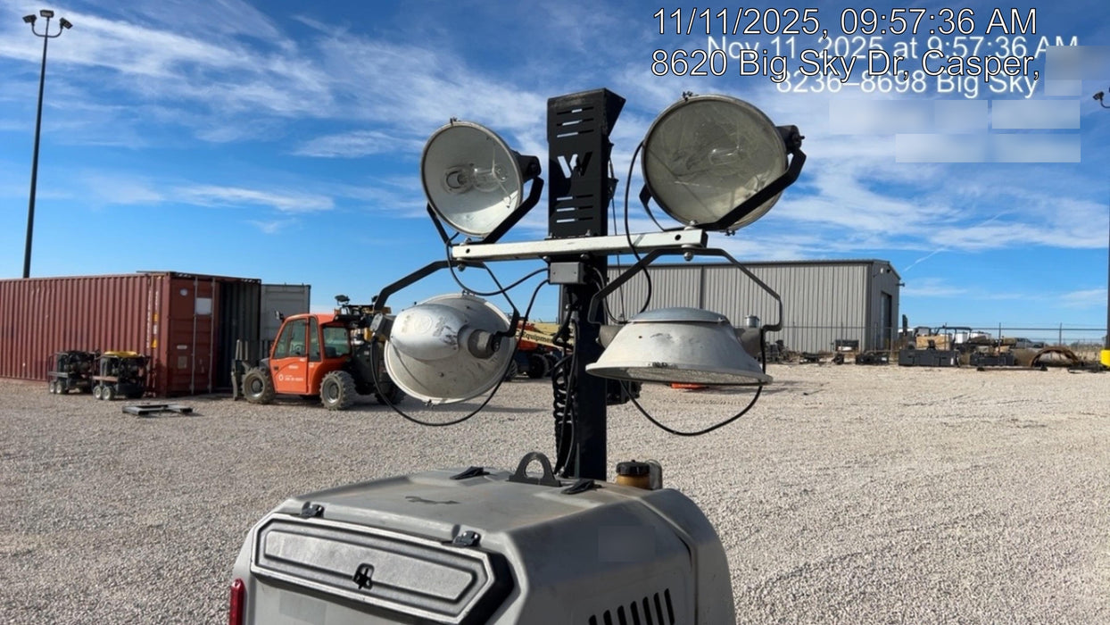 2018 Wacker Neuson LTV6L-MH Wacker Neuson LTV6L Mobile Light Tower w/Fuel Level Sensor Installed