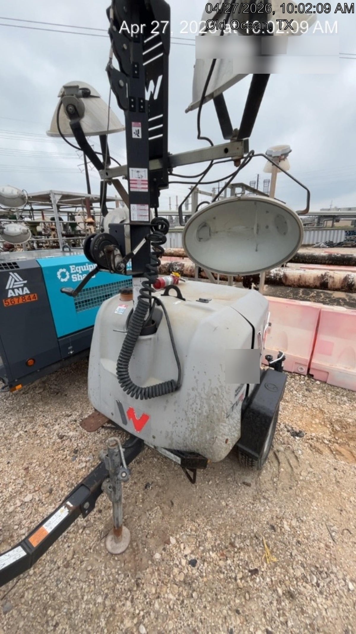 2018 Wacker Neuson LTV6L-MH Wacker Neuson LTV6L Mobile Light Tower w/Fuel Level Sensor Installed