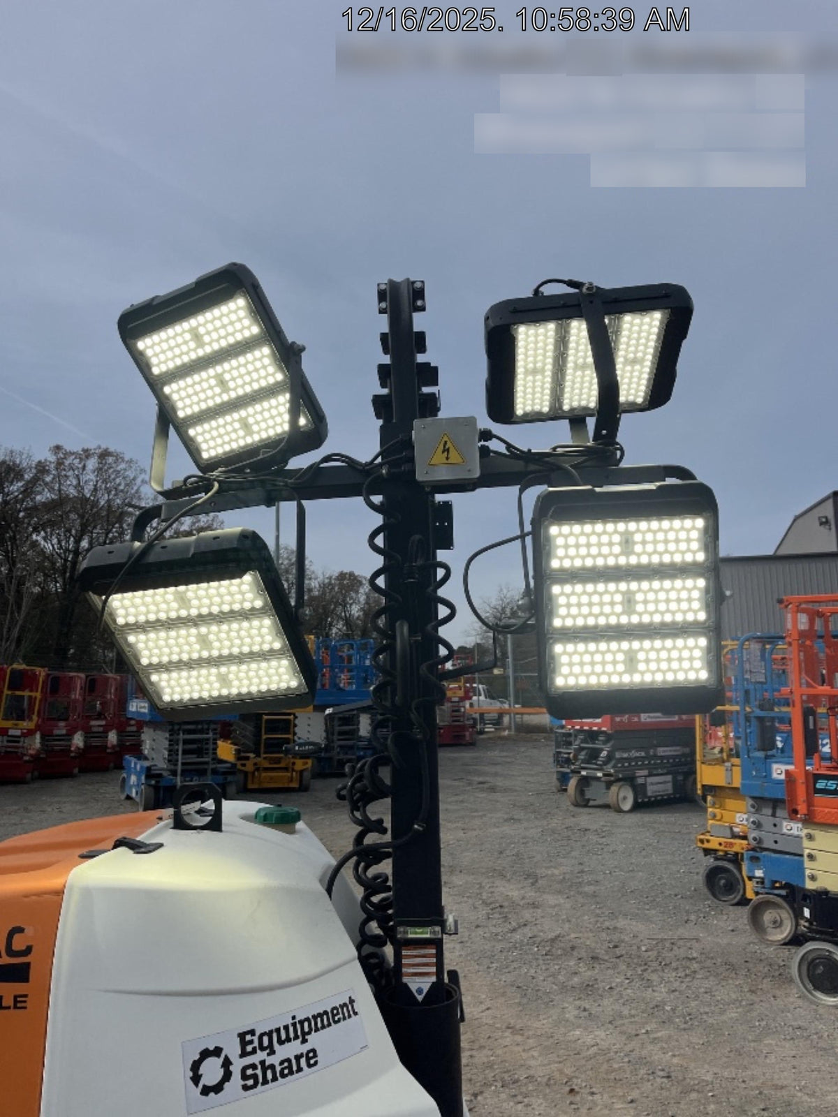 2023 Generac MLT2 Diesel, Flex Switch 120V Input, Powerzone Controller, 
(4) 320W LED Lights, 4kW Generator, 39.9 Gal Fuel Tank, 2" Ball, T3