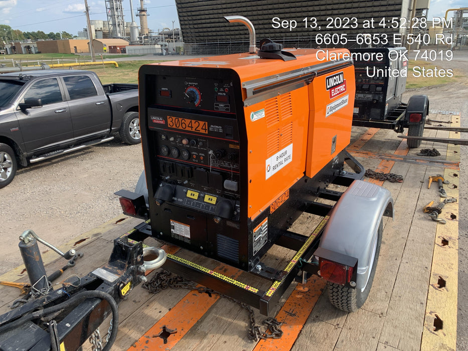 2023 Lincoln Electric LE400 Kubota V1505, Trlr, Cable Rack, Light Kit, ES Decals, T3