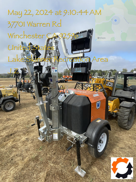 2024 Wanco WLTT-4MM4K Diesel, Deep Sea Controller, Shore Power Plug, Auto Start, (4) 350W LED Floodlights, 4kW Generator, 60 Gal Fuel Tank, 2" Ball, T3