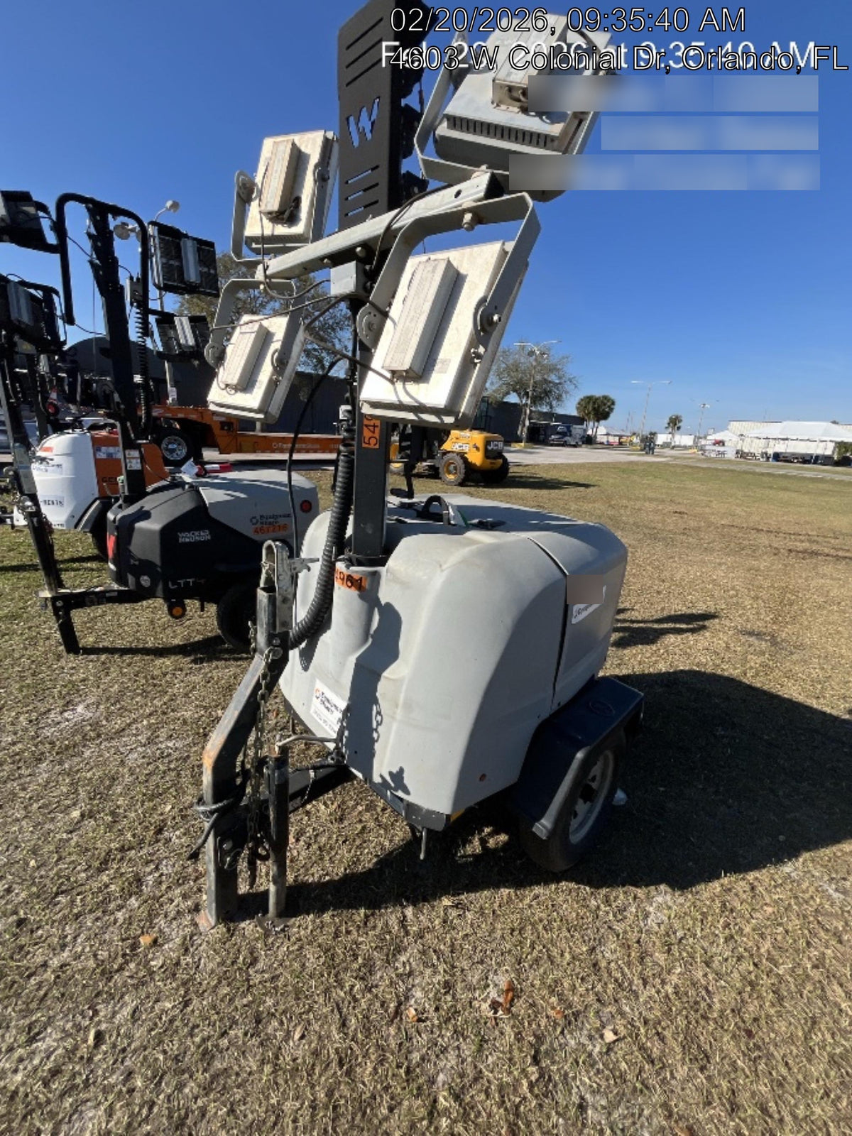 2019 Wacker Neuson LTV6K-LED Standard LED Towable Light Tower w/None