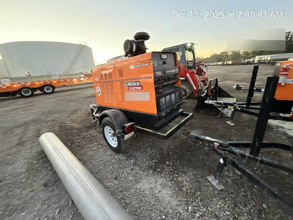 2021 Lincoln Electric Vantage 549X Ready Pak 3, ORANGE (includes trailer, cable rack, fender light kit)