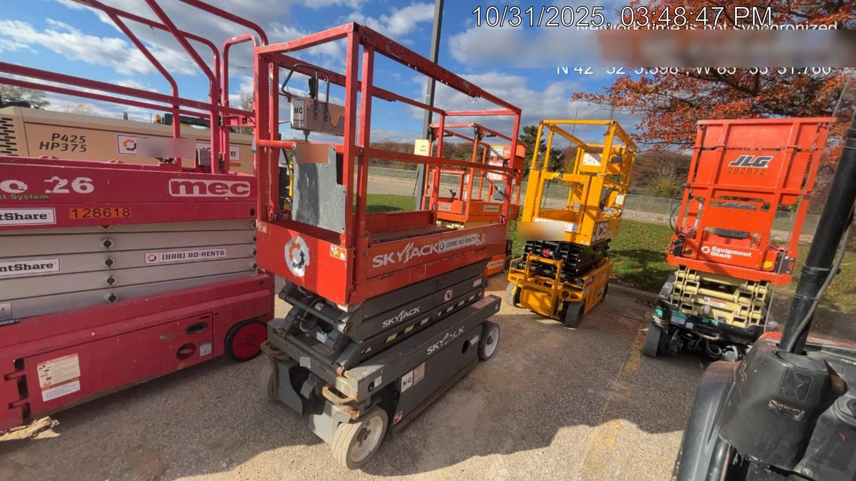 2017 Skyjack SJIII-3219 Standard Rental Specs