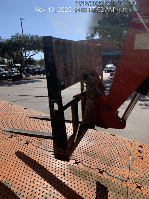 2020 Manitou MTA8044 74hp T4F, Open ROPS, Cab and Boom LED work lights, Auxiliary Hydraulics, Solid Tires, Amber strobe, Lift Hook w/66" Carriage, 60" Forks