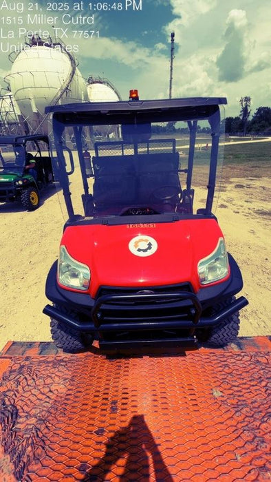 2021 Kubota RTV-X1140W-H Plastic Canopy, Windshield Acrylic Clear, LED Strobe Light, Wire Harness Kit, Back up Alarm