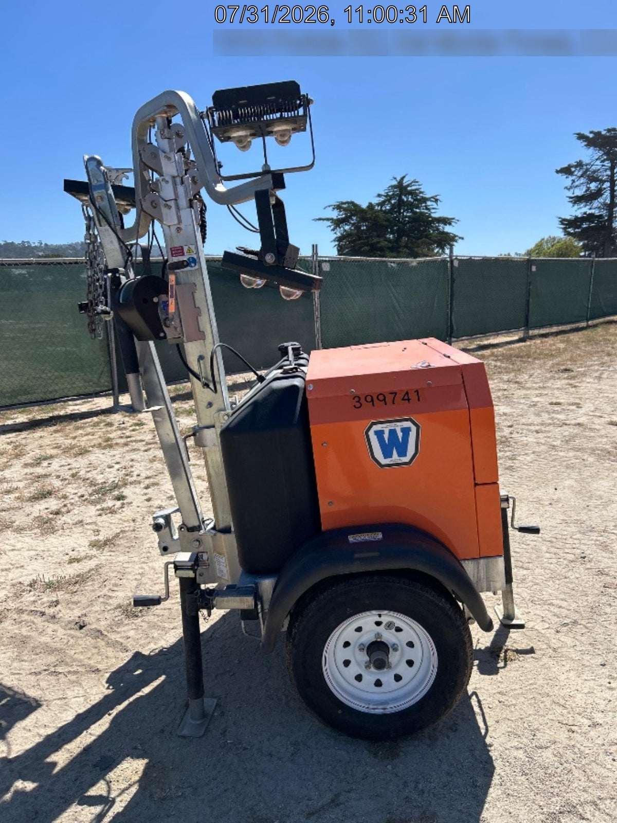 2024 Wanco WLTT-4MM4K Diesel, Deep Sea Controller, Shore Power Plug, Auto Start, (4) 350W LED Floodlights, 4kW Generator, 60 Gal Fuel Tank, 2" Ball, T3