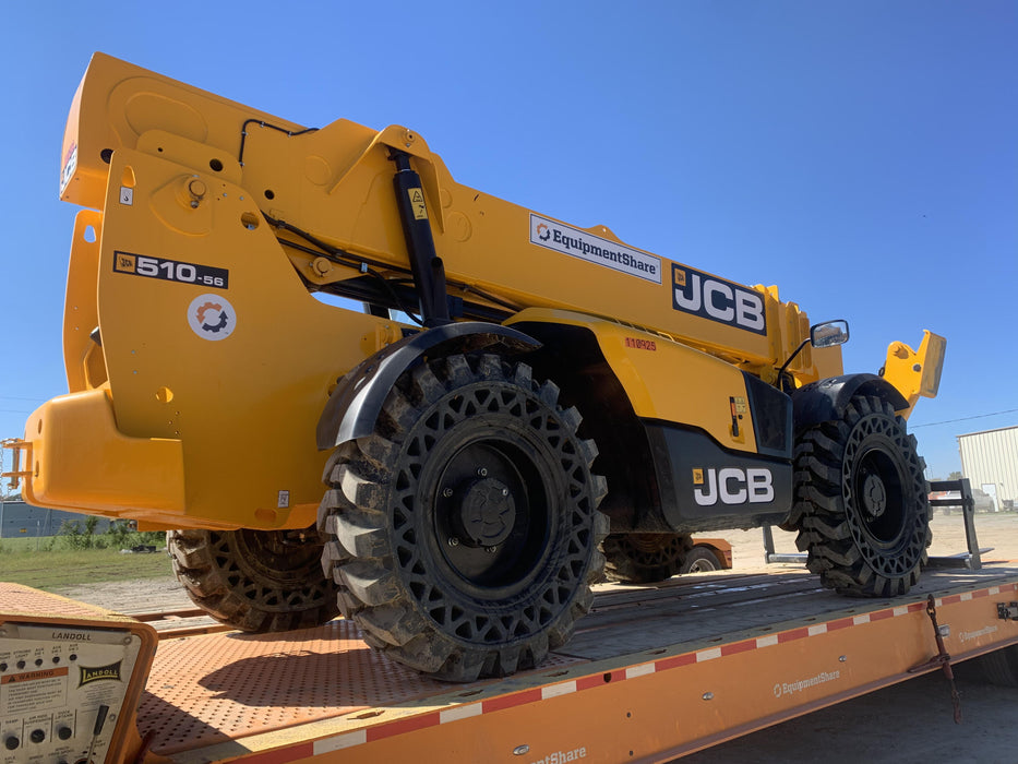 2020 JCB 510-56 Canopy, Solid Tires, Work Lights, Beacon, Aux Hydraulics, Back up Alarm, Lifting Eye, ES Decals
