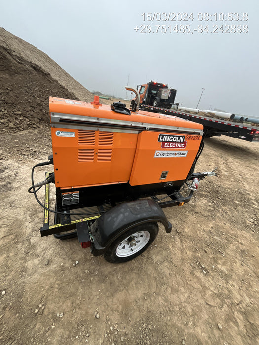 2022 Lincoln Electric LE400 Kubota V1505, Trlr, Cable Rack, Light Kit, ES Decals, T3