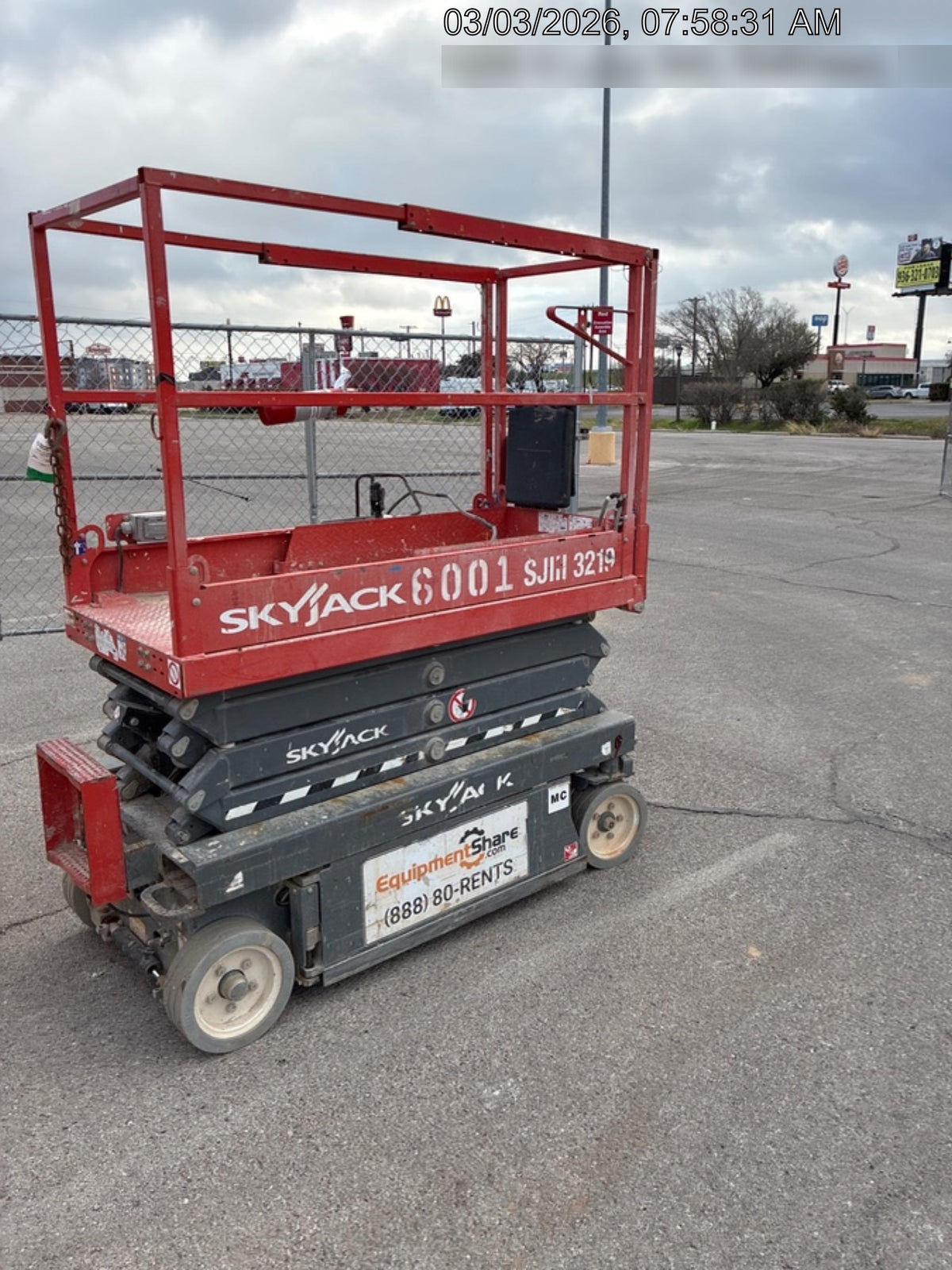 2017 Skyjack SJIII-3219 Skyjack SJ3219, Trojan Battery Set, Extended Warranty 5yr/5k hr