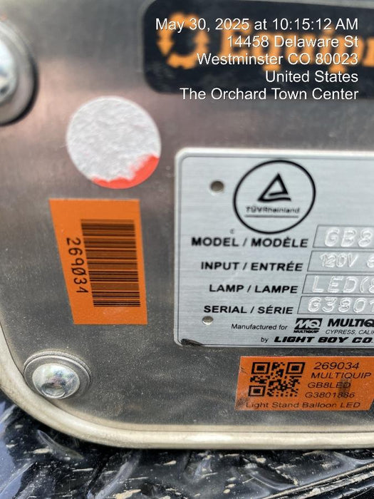2022 MULTIQUIP GB8LED