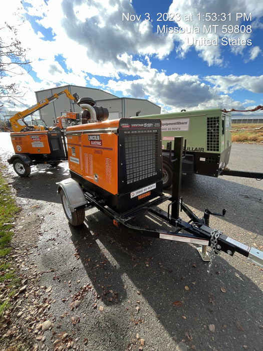 2022 Lincoln Electric Vantage 549X Crosslink Technology, Trailer Mounted, ES Decals, T3